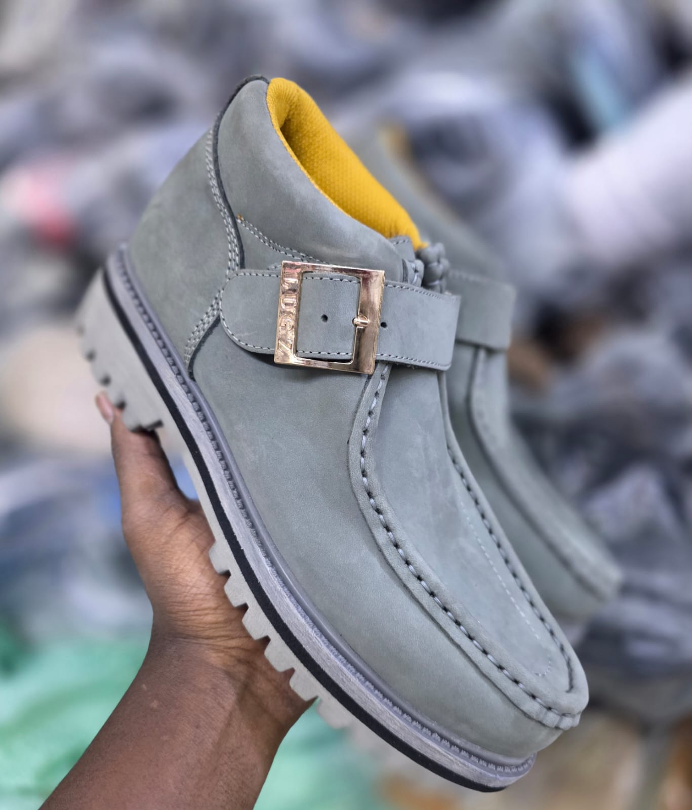 MEN BEST QUALITY CASUAL LOWCUT TIMBERLAND LUGZ BOOTS  WITH BUCKLE STRAP GRAB YOUS TODAY