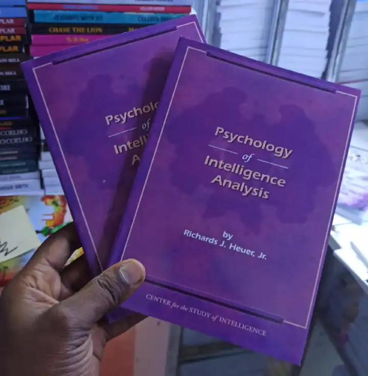 Psychology of Intelligence Analysis by Richards J. Heuer Jr. – CIA Cognitive Psychology Book on Intelligence Analysis Critical Thinking Cognitive Bias Decision Making and Analytical Reasoning