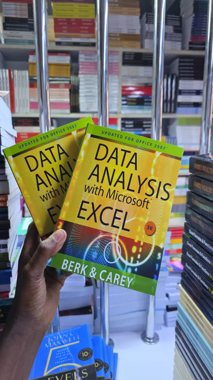 Data Analysis with Microsoft Excel (3rd Edition) by Kenneth N. Berk and Patrick Carey – Statistics and Data Analysis Book on Excel-Based Analysis Tools Descriptive Statistics Inferential Methods