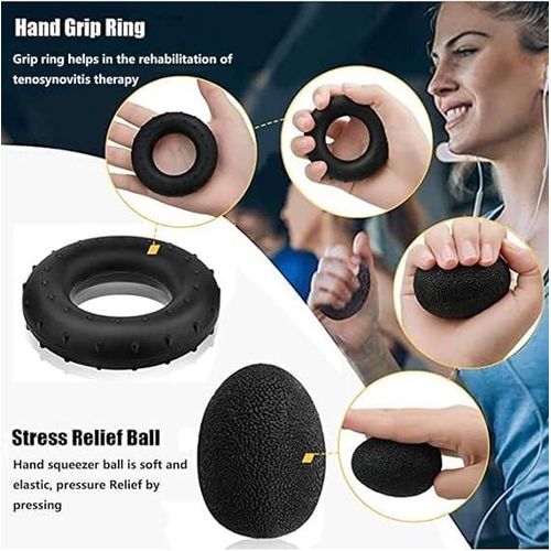 Hand Grip Strengthener 5-60kg Adjustable Hand Gripper, Finger Stretcher, Stress Relief Grip Ball for Athletes, Musicians, Fore-arm Trainer Hand Exerciser Premium Design.