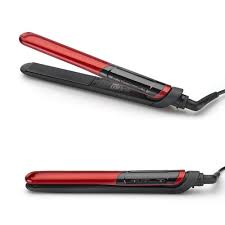 Cronier professional 2in1 ceramic flat iron hair straightener simple operation salon and household use 110-240v heating area 90*30mm power source electric