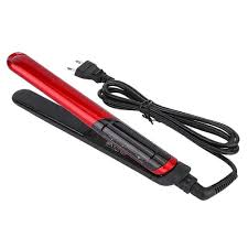Cronier professional 2in1 ceramic flat iron hair straightener simple operation salon and household use 110-240v heating area 90*30mm power source electric