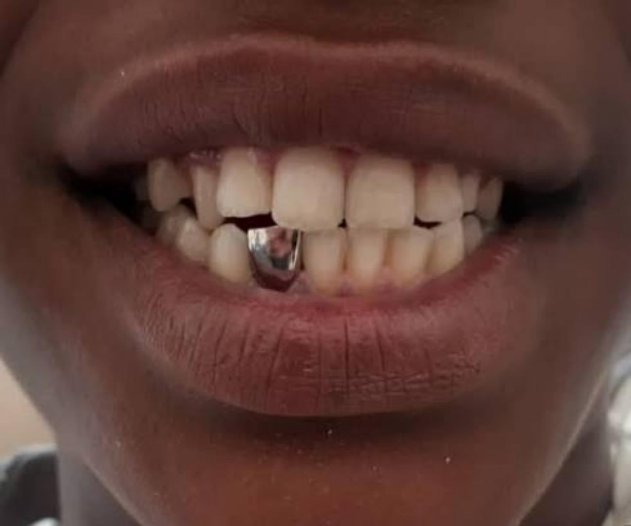 Original Gold Trendy Rock Rapper Hip Hop Grillz Caps Mold Top & Bottom Grill Body Jewelry Single Teeth