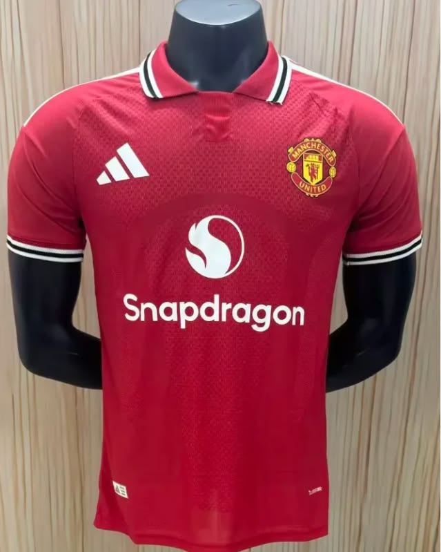 Manchester United 26/27 Home Kit. Inspired by the 1970s era and a tribute to the club's FA Cup victory.