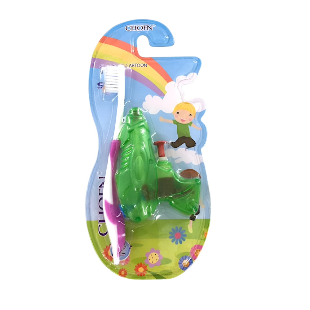 NORA Home Kids Soft Bristle Gentle Cute Toothbrush for 3-12Y Children with Water Gun/Doll/Car Toy Kids Brush for Teeth Care Ideal for Toddlers color random