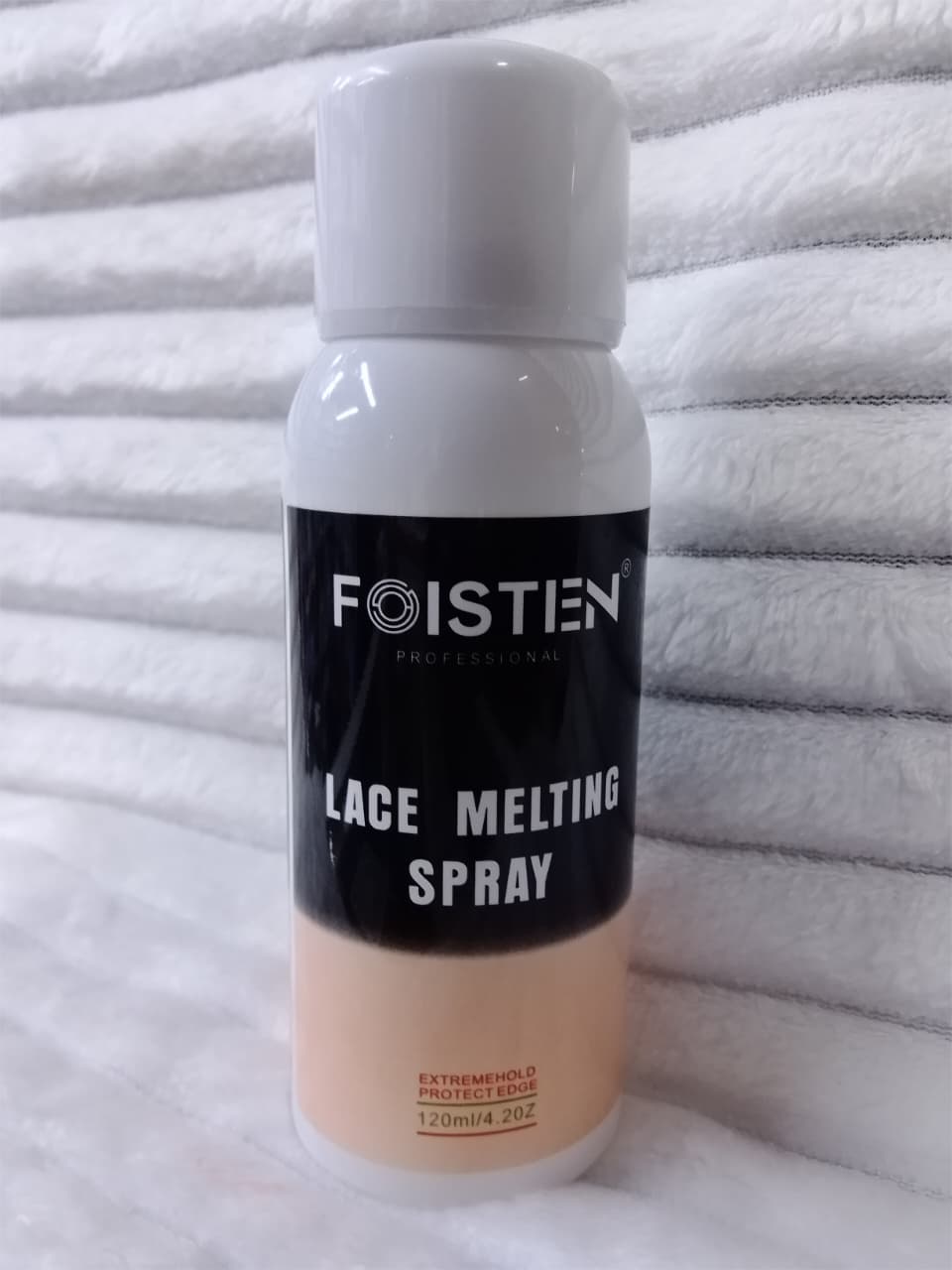 Foisten Professional Lace Melting Spray designed for securing lace wigs