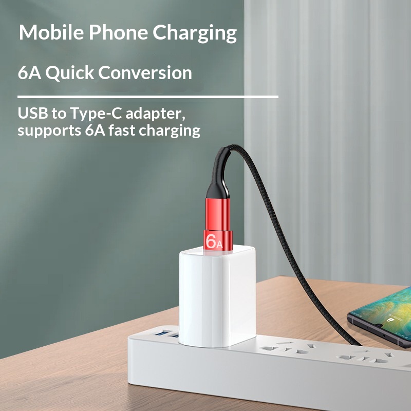 USB to Type-C female adapter for fast charging, brain headphones audio, PD charging, data, OTG converter plug