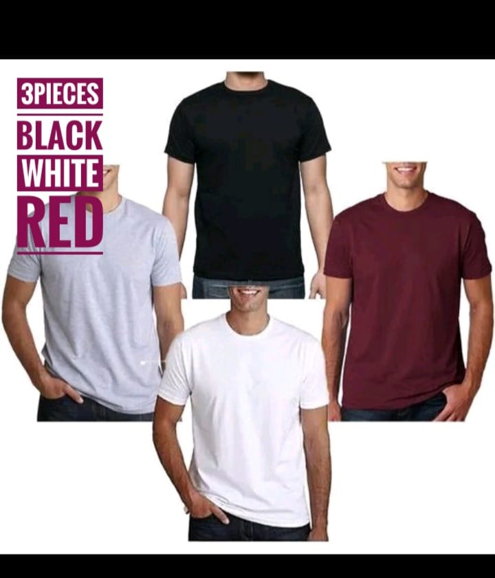 HIGH QUALITY PURE COTTON STRETCHY  ROUND-NECK TSHIRT FOR BOTH MEN AND WOMEN.