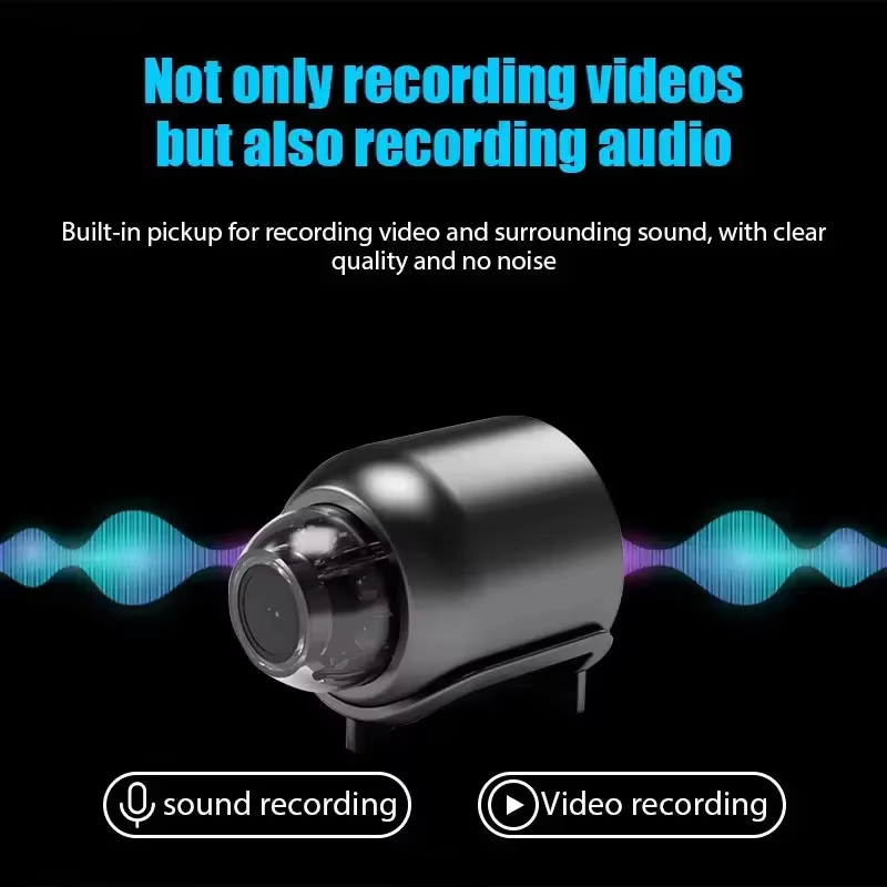 2026 HD 1080P Mini Camera Wireless WiFi Baby Monitor Indoor Safety Security Surveillance Night Vision Camera IP Camera Recorder