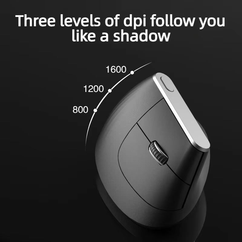 NEW Bluetooth Wireless Vertical Mouse Ergonomic Optical Mice 3 Adjustable For Laptop PC Computer Desktop