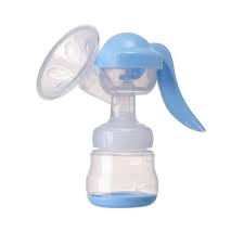 Healthy Manual Breast Pump with Free Baby Bottle Cap, Portable, Safe & Easy to Use