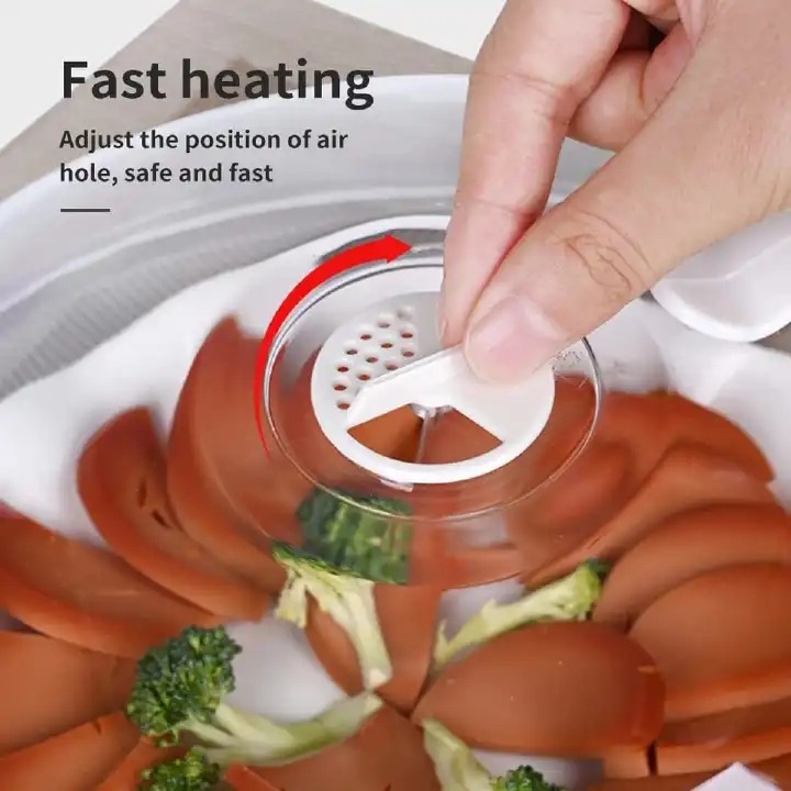 Offer  Offer !!!! Microwave Food Cover with Steam Vents – BPA-Free Splatter Guard for Microwave Cooking Heat-Resistant and Dishwasher-Safe Fits Most Plate Sizes