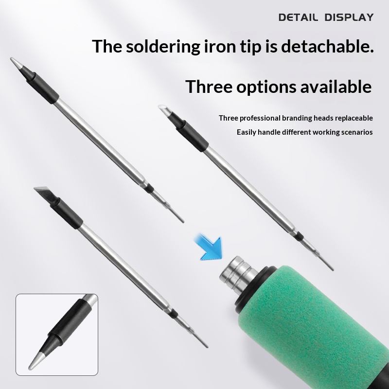 Portable Cordless Soldering Iron Kit, 3-Gear Temperature Adjustable Rechargeable Lithium Welding Pen, Full Set with Storage Case for Home Electronics Repair & DIY