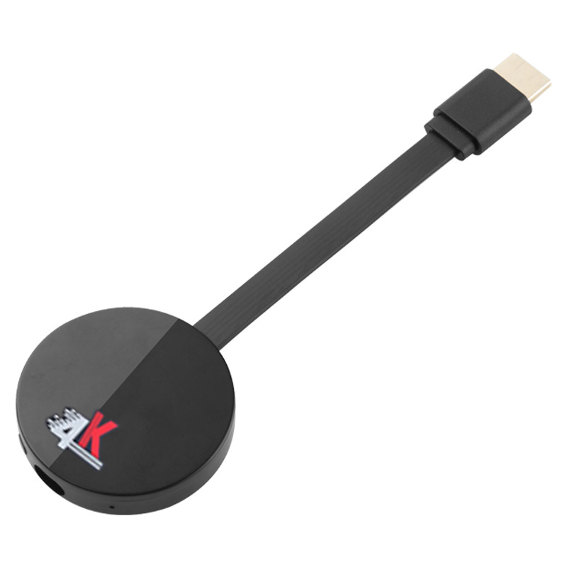 4K Ultra HD Wireless Display Dongle, 5G+2.4G Dual Band Screen Mirroring Adapter, Plug and Play for Phone/Tablet to TV/Monitor/Projector, Support Horizontal & Vertical Screen