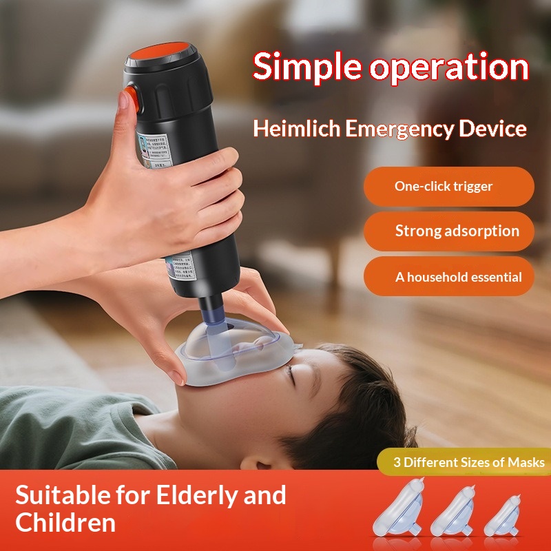 German Brand Heimlich Anti-choking Device, Hospital Certified Pharyngeal Negative Pressure First Aid Suction Device for Home, Kids & Elderly Choking Emergency