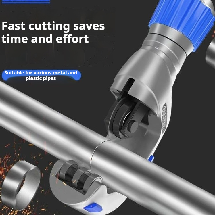 Professional grade bearing type pipe cutter, stainless steel copper aluminum iron pipe cutter, 4-32/5-50mm water and electricity engineering home pipeline maintenance and cutting tool