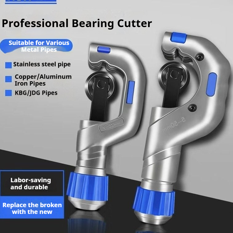 Professional grade bearing type pipe cutter, stainless steel copper aluminum iron pipe cutter, 4-32/5-50mm water and electricity engineering home pipeline maintenance and cutting tool