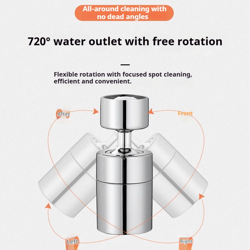 Stainless steel high-end kitchen faucet, water purification filter extender, pressurized splash proof water purifier, extended washbasin, vegetable washing rotatable head