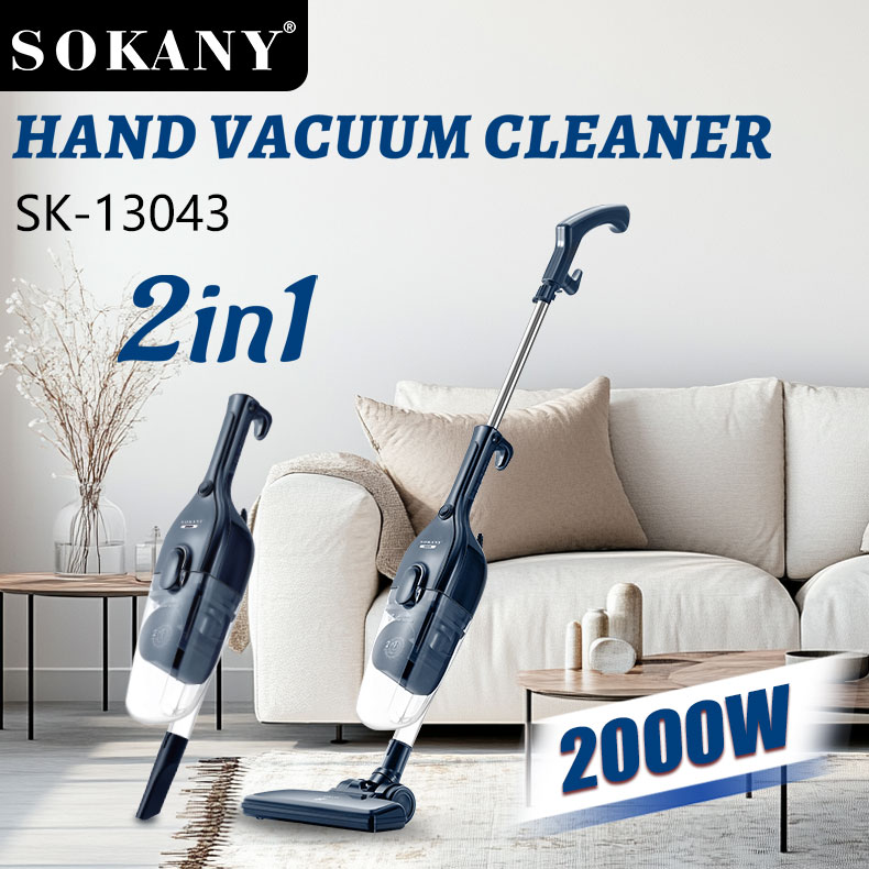 2000W Hand Held Vacuum Cleaner - Lightweight, HEPA Filter, Corded