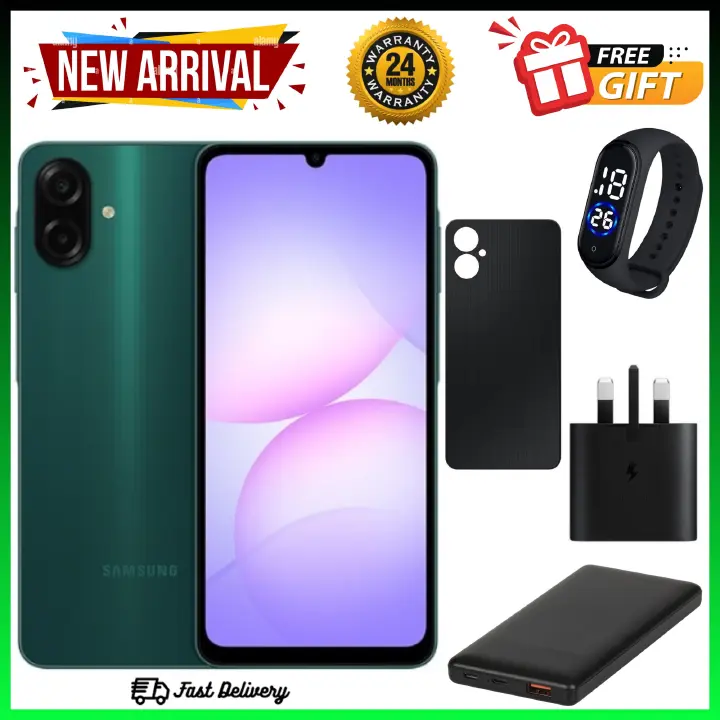 LIMITED TIME DEAL!! BRAND NEW Samsung Galaxy A07 64GB/128GB+4GB 6.7" 90Hz PLS LCD Display (50+2)MP Camera 5000mAh Battery 25W Dual SIM Fingerprint Galaxy A07 AI Smartphone