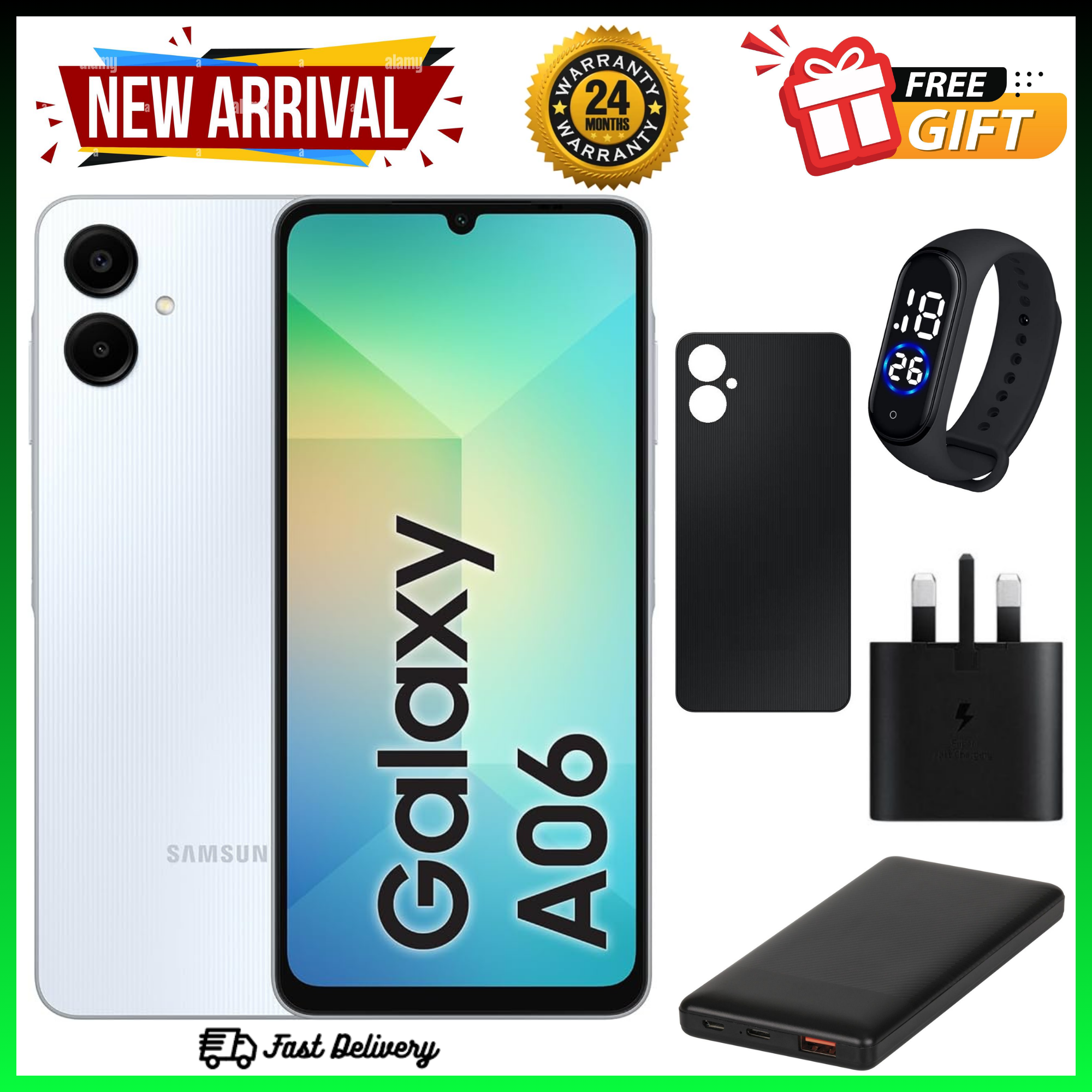 LIMITED DEALS🔥🔥🔥 BRAND NEW SAMSUNG A06 6.7 DISPLAY 4GB RAM + 64GB/128GB ROM 5000MAH SMARTPHONE DUAL SIM