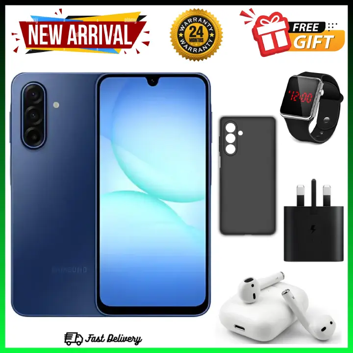 LIMITED OFFERS!!! BRAND NEW SAMSUNG GALAXY A17 128GB/256GB+4GB/6GB/8GB 6.7" Super AMOLED Display 50MP Triple Camera Android 15 IP54 Waterproof 5000mAh 25W Type-C Charge AI Smart Phones 
SKU ID: