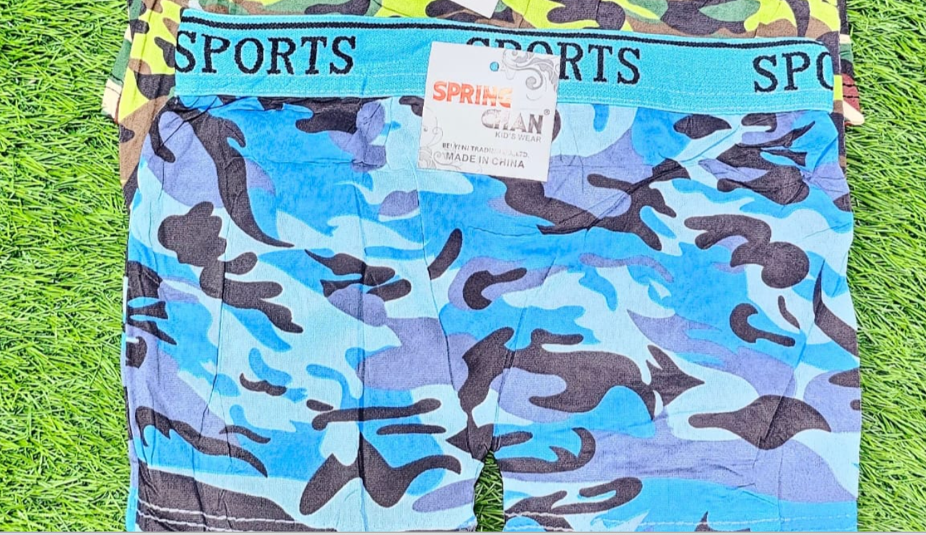 6 PCS Boys Camouflage Boxer Briefs– Soft Breathable Kids Underwear | Stretch Comfort Shorts