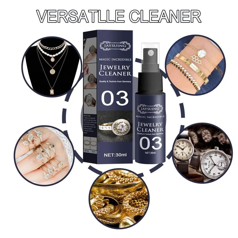 💥 New Arrivals 💥30ml Set Jewelry Detergent cleaner Cleaning Gold Watch Diamond Rust Decontamination Dial Cleaning Spray Effective Rust Removal