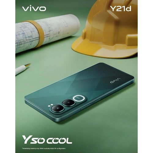 Vivo Y21d 6GB+128GB 6.68’’ 90Hz IPS Display 50MP Dual Rear Camera 8MP Front 6500mAh Battery 44W Fast Charge IP68 & IP69+ Water & Dust Resistant Side Fingerprint Unlock Dual Sim Android 15