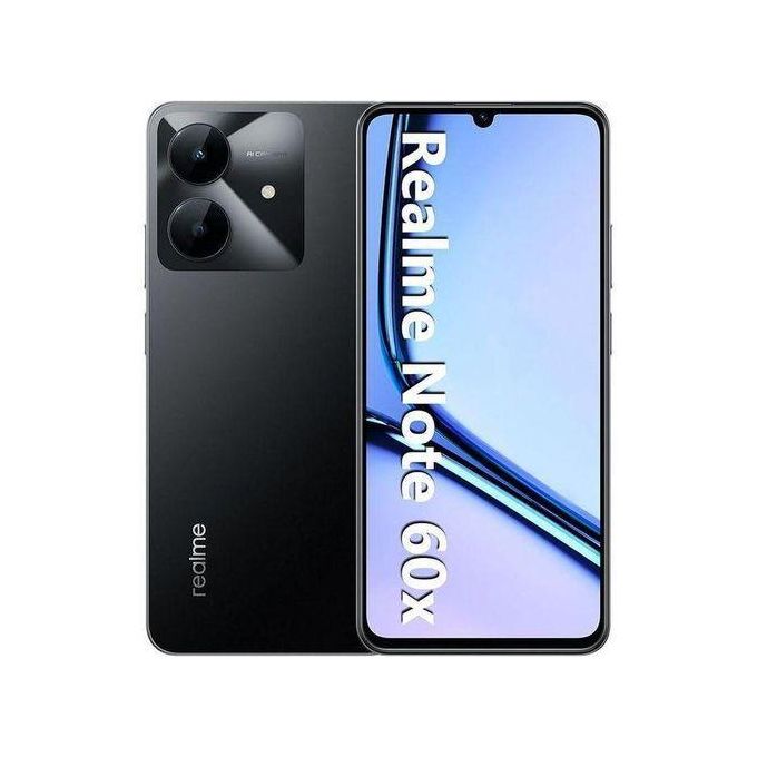 Realme Note 60x 3GB RAM + 64GB ROM 90Hz 5MP AI Cam 5000mAh 7.84mm Thickness Android 14 Type-C dual-SIM smartphones