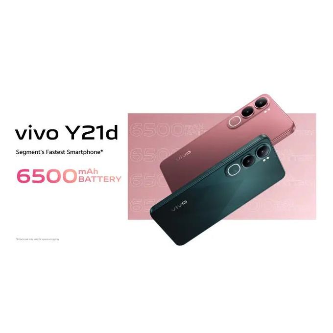 Vivo Y21d 6GB+128GB 6.68’’ 90Hz IPS Display 50MP Dual Rear Camera 8MP Front 6500mAh Battery 44W Fast Charge IP68 & IP69+ Water & Dust Resistant Side Fingerprint Unlock Dual Sim Android 15