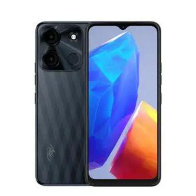 Itel A60s 6.6"HD,64GB + 4GB RAM, Android dual SIM big full screen, android 12, 8 mp rear camera 5 mp front camera: fingerprint and face unlock secure technology with warranty,5000 Amh battery capacity