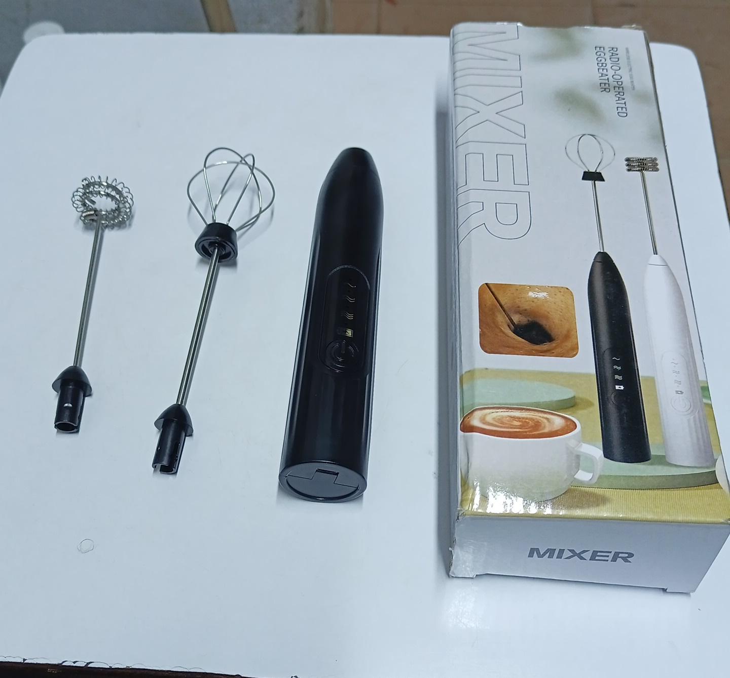 2 in 1 Electric Milk Frother  Available in black