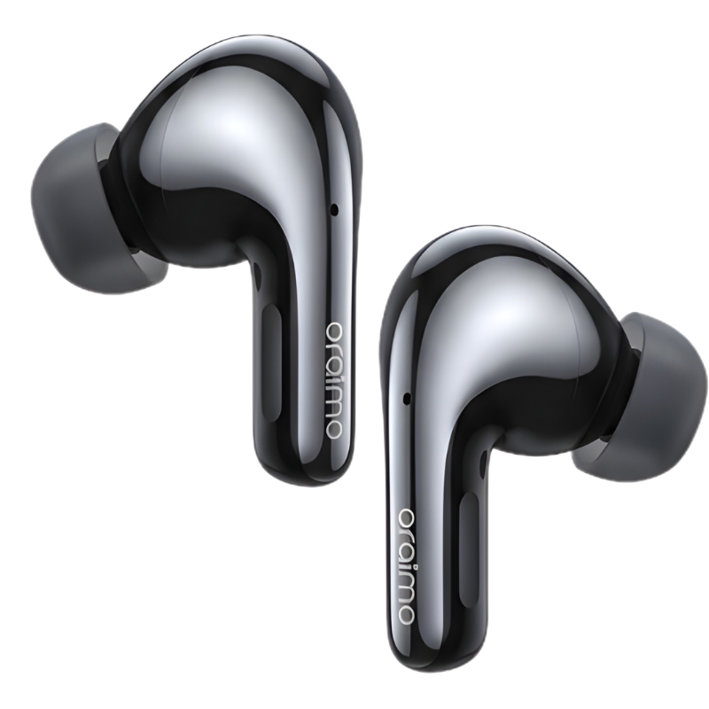 Oraimo Spacebuds 2 OTW-631 Earbuds 52dB Hybrid Active Noise Cancelling Earpods With Spatial Sound 45H Playtime Smart Remote Case AI Voice Assistant For Bluetooth Enabled Laptops And Mobile Phones