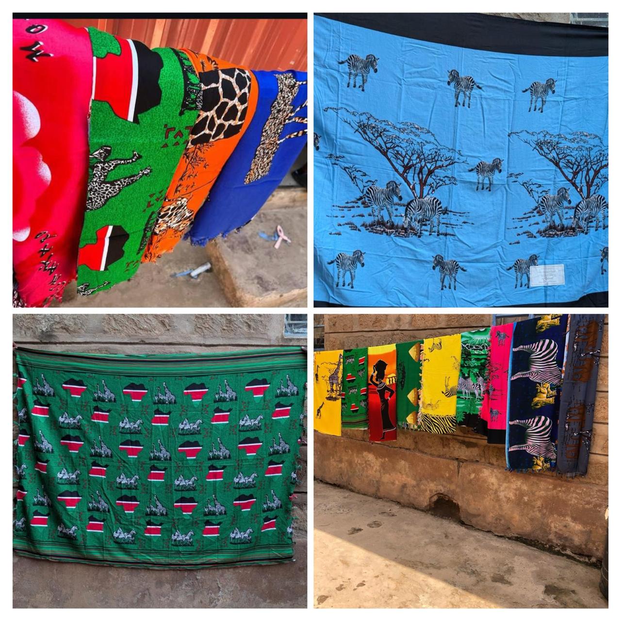 Premium African Print Leso / Khanga - Multi-Purpose Cotton Wrap for Ruracio & Beach - Assorted Designs & Styles - Perfect for Gifting & Traditional Events (1pc, 2pcs or Wholesale 5+ Bulk Packs)