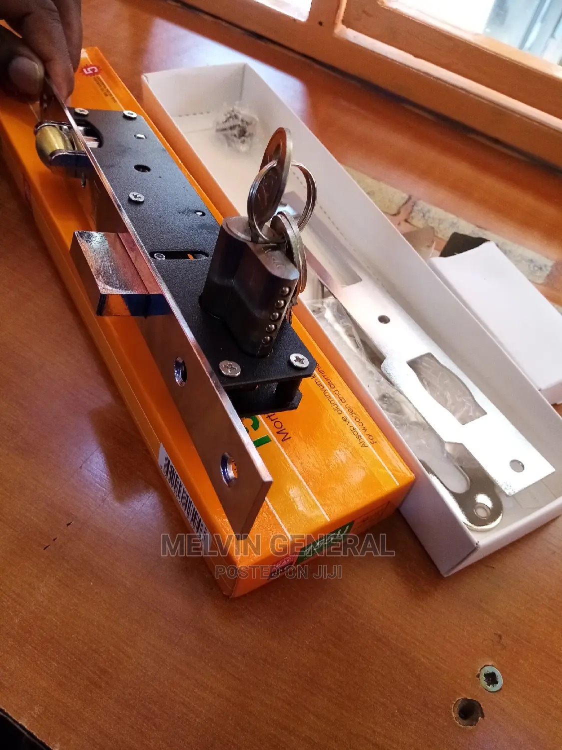 Kale Kilit 155U Mortice Lock for Aluminium Profile Doors - High Security Narrow Body Door Lock with Cylinder & 3 Keys - Heavy Duty Chrome Finish Deadbolt Lockset for Offices & Homes - Best Price Kenya