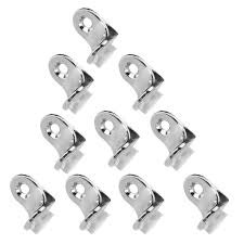 Pack of 20 Heavy Duty L-Shaped Glass Shelf Support Pegs with Suction Cups - Zinc Alloy Glass Holder for Cabinets, Wardrobes & Bookshelves - Anti-Slip Shelf Pins - Furniture Hardware Brackets