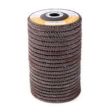 Vwin Power 4.5" Flap Disc Grinding Wheels (Pack of 10) - Assorted P40, P60, P80, P100, P120 Grit Abrasive Sanding Discs for Metal & Wood, Professional Angle Grinder Attachment for Rust & Paint Removal
