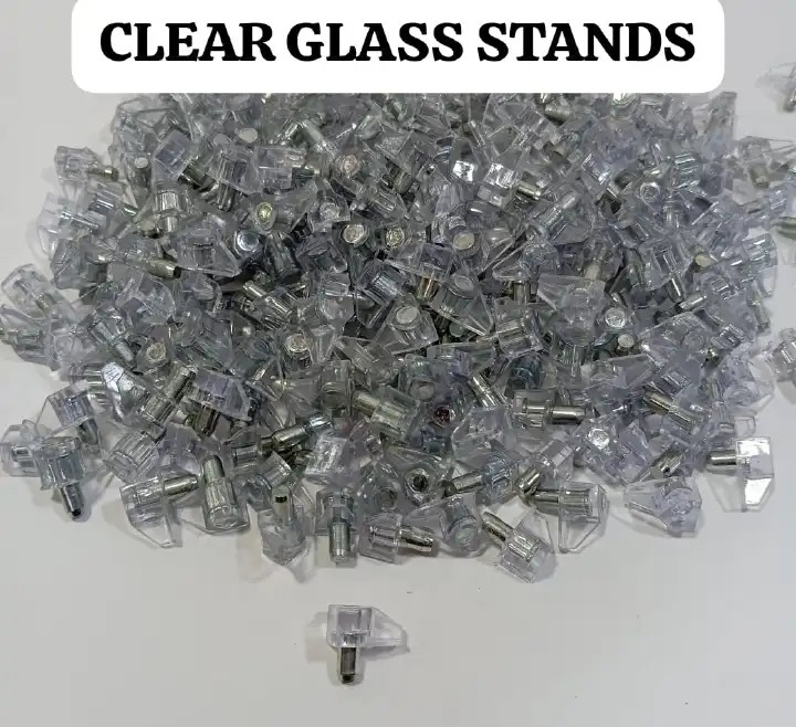 [OFFER] 50PCS Clear Shelf Support Pins - 5mm Steel Pegs for Glass & Wood Shelves. Only 12/- Per Piece! Heavy Duty Wholesale Pack for Cabinets & Wardrobes. Best Value in Kenya + Fast Delivery.