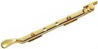 Jun Hong Heavy Duty Gold Window Stay – 12 Inch Brass Plated Casement Window Latch & Holder – Professional Decorate Series Hardware for Home & Office Security – Rust Resistant Window Positioner Rail.