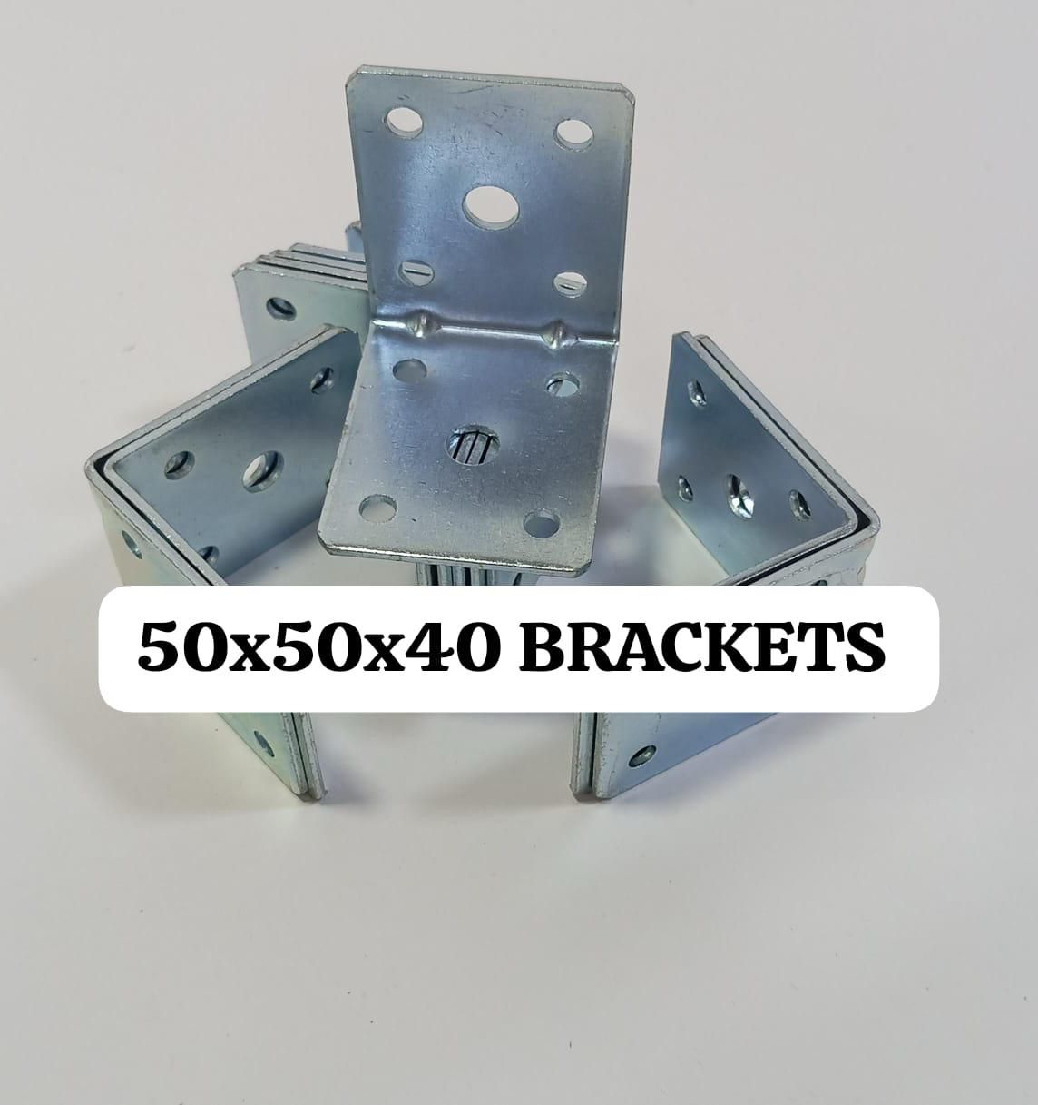 [OFFER] 10PCS Heavy Duty Galvanized Corner Brackets - Multiple Sizes (20mm to 50mm). Reinforced L-Shape Angle Fastener for Furniture & Shelving. Save KSh 200 vs Retail! (Premium Grade Pack of 10)