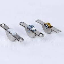 10pcs 17mm Matex Sliding Window Rollers - Heavy Duty Aluminum Window Pulley Wheels, Durable Stainless Steel  Bracket Window Rollers for Home & Office,  Smooth Glide Cabinet Door Hardware  -  10 Pack.