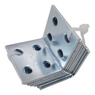 [OFFER] 10PCS Heavy Duty Galvanized Corner Brackets - Multiple Sizes (20mm to 50mm). Reinforced L-Shape Angle Fastener for Furniture & Shelving. Save KSh 200 vs Retail! (Premium Grade Pack of 10)
