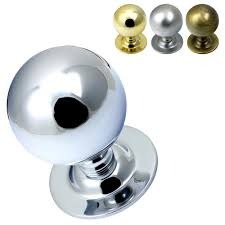 1035 Series Round Ball Cabinet Knobs - 10 Pack Luxury Gold and Silver Drawer Pulls, Decorative Metal Furniture Handles for Kitchen Cupboards, Wardrobes, Dressers & Office Desk Hardware, 25mm Diameter.