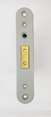 UNION 5-Lever Mortice Deadlock - High-Security Stainless Steel Anti-Pick Internal & External Wooden Door Lock for Home and Office Safety, Heavy Duty Deadbolt with 2 Keys, Durable Door Hardware (Satin)