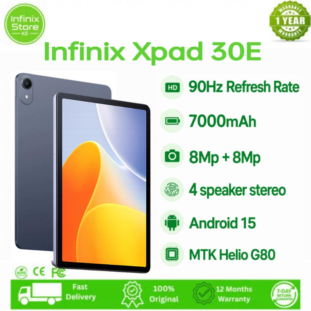 [NEW ARRIVAL ] INFINIX XPAD 30E X1102B 4GB RAM+128GB ROM, 11-inch Full HD'4G LTE Android 15,7,000mAh battery, Android 15 with XOS 15, Access over 120,000 learning resources.