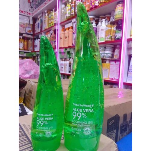 Aloe Vera Soothing Gel 120ml, 99% Soothing Gel to hydrate, calm irritation, and treat sun-exposed skin