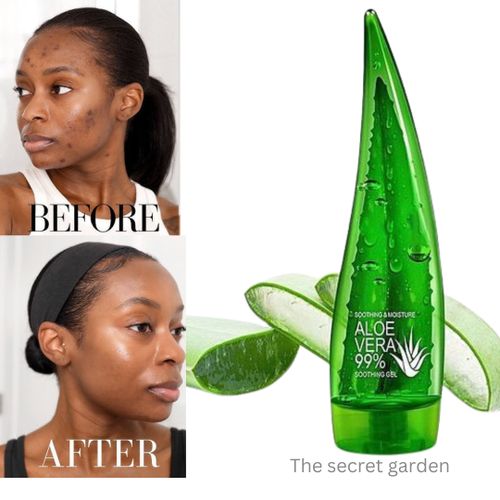 Aloe Vera Soothing Gel 120ml, 99% Soothing Gel to hydrate, calm irritation, and treat sun-exposed skin