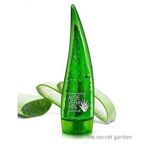 Aloe Vera Soothing Gel 120ml, 99% Soothing Gel to hydrate, calm irritation, and treat sun-exposed skin