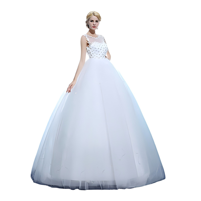 Wedding dress bride maternity wedding dress new floor high waist wedding dress one shoulder
